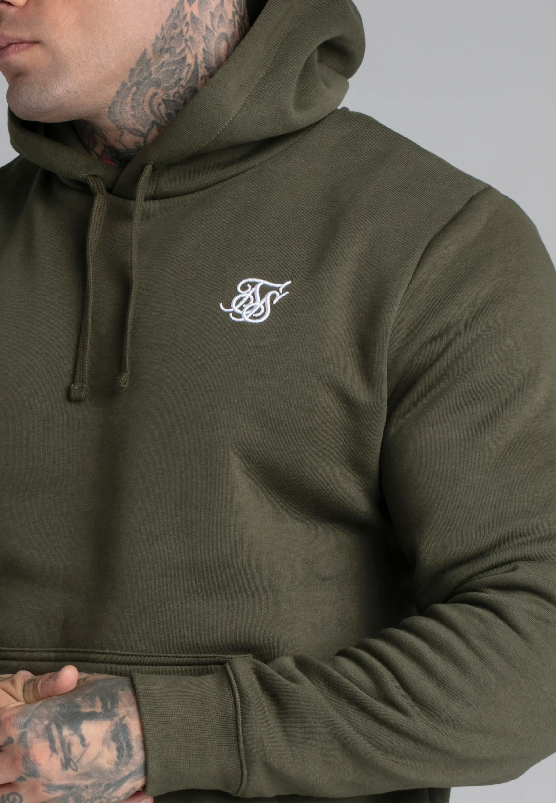 Khaki Essential Overhead Hoodie - Image 3