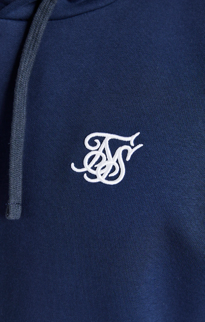Navy Essential Overhead Hoodie - Image 2