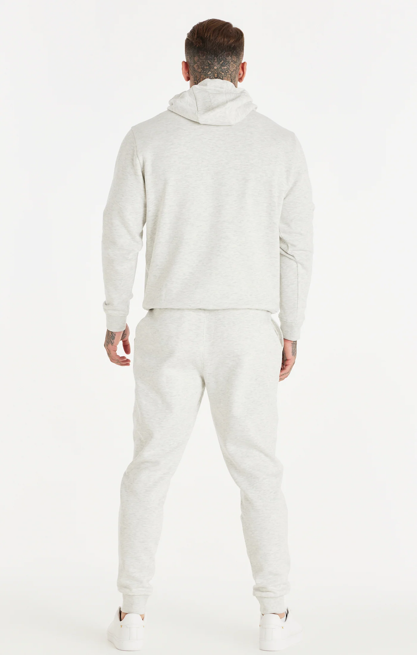 Snow Marl Essential Overhead Hoodie - Image 5