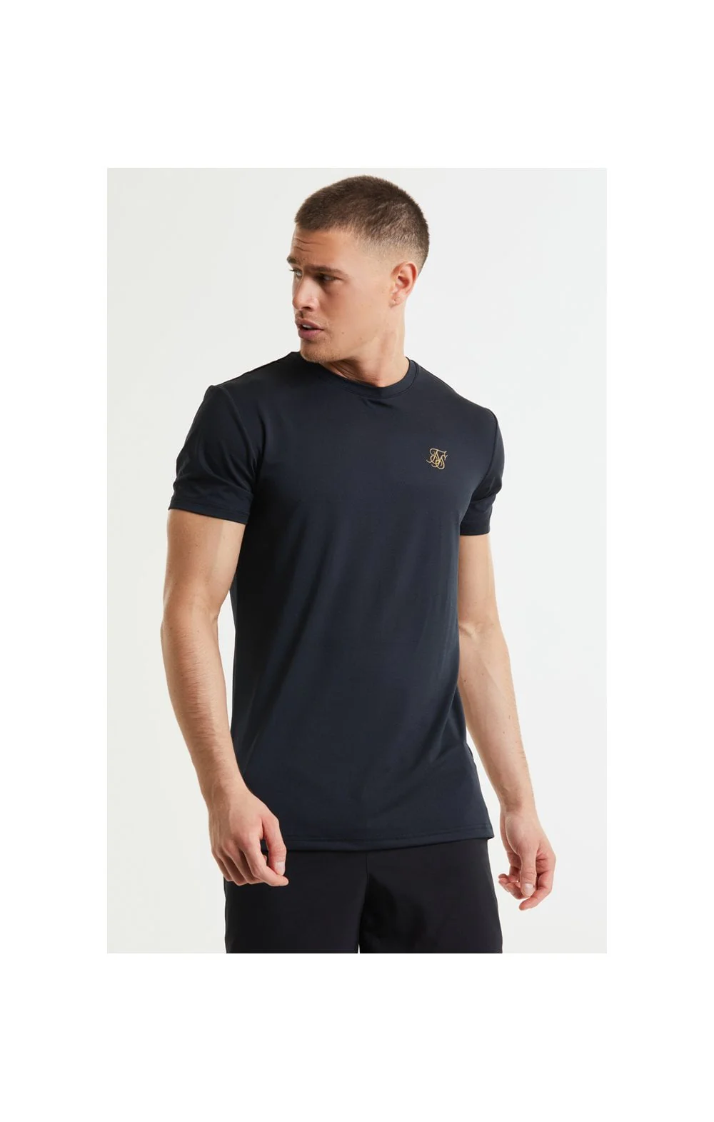 SikSilk Core Poly Tee - Black - Image 2