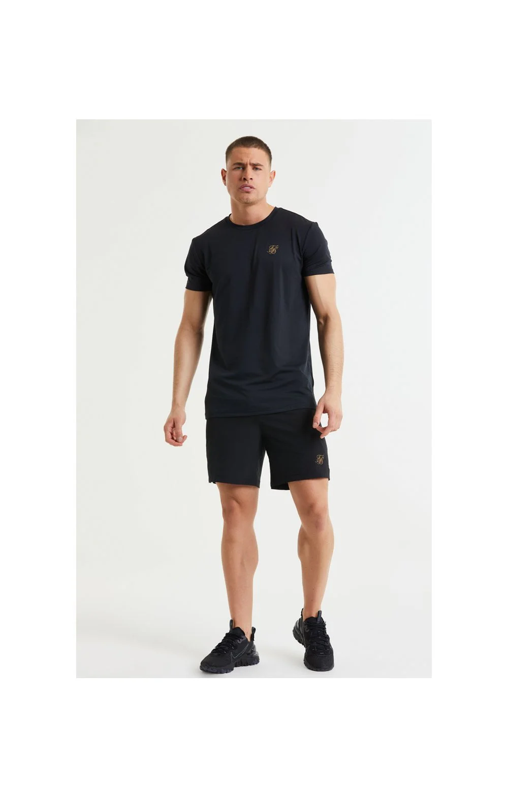SikSilk Core Poly Tee - Black - Image 4