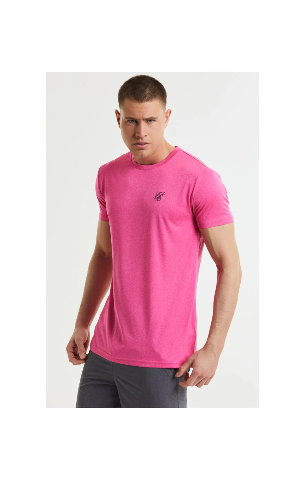 SikSilk Core Poly Tee - Pink