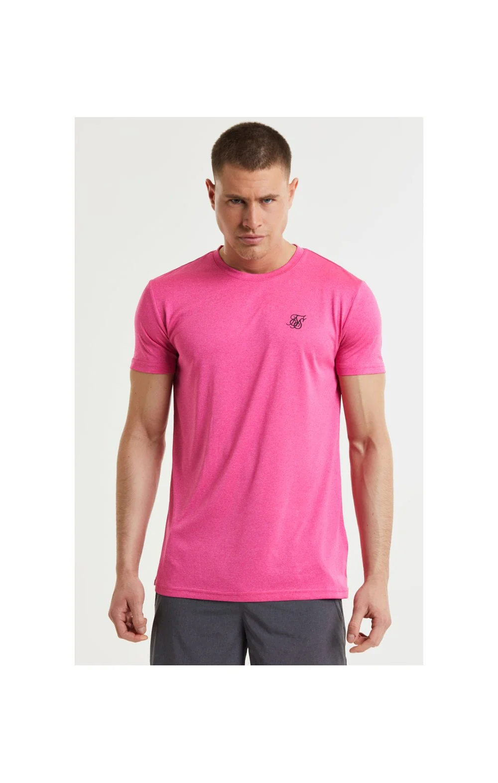 SikSilk Core Poly Tee - Pink - Image 2