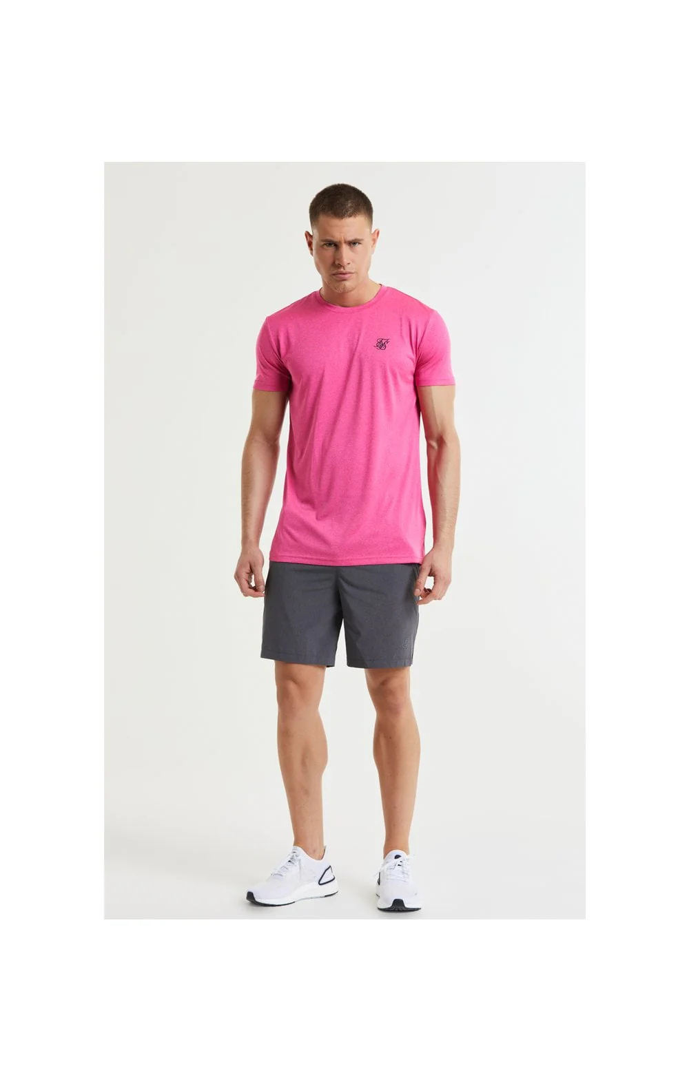 SikSilk Core Poly Tee - Pink - Image 3