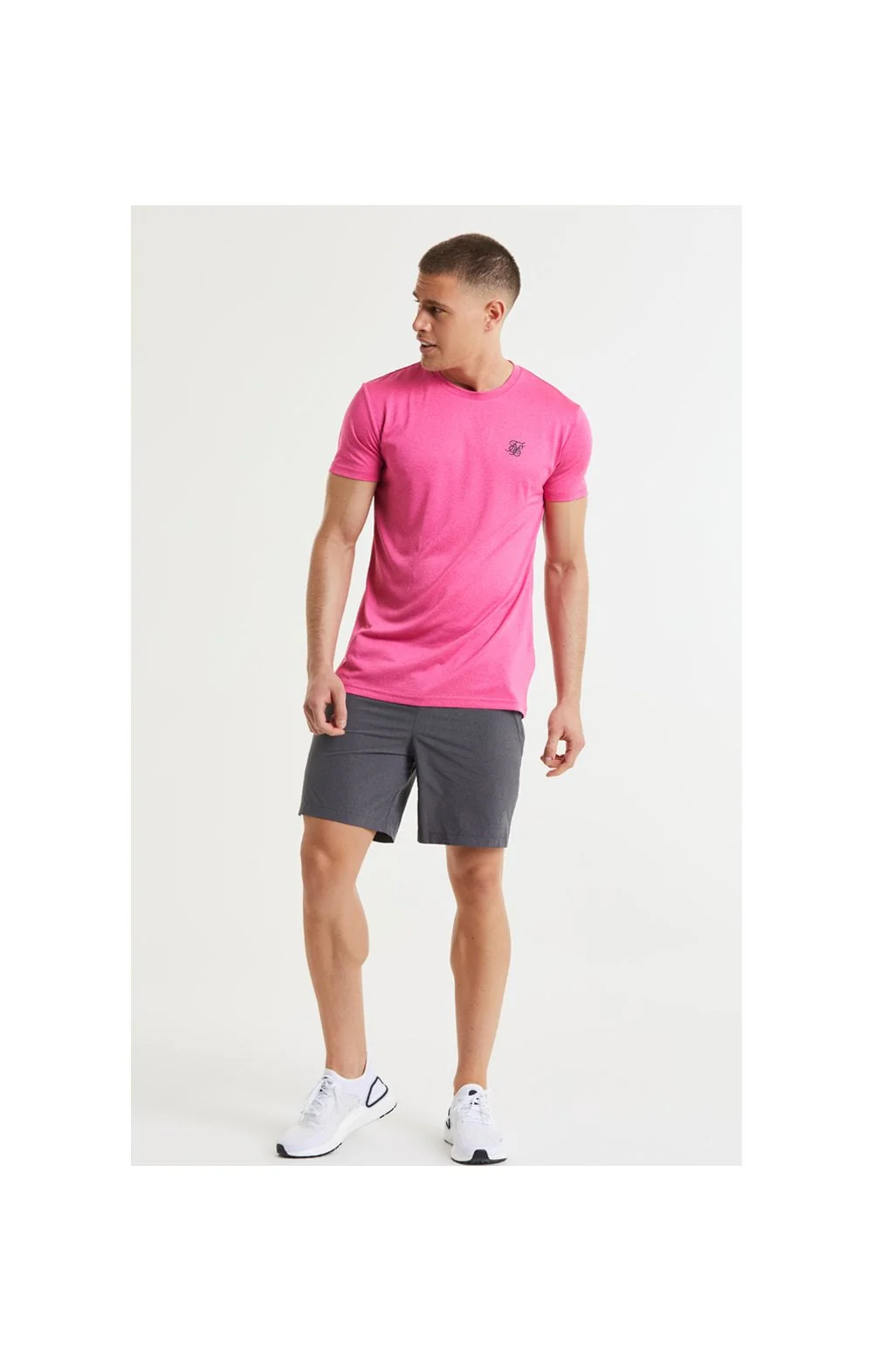 SikSilk Core Poly Tee - Pink - Image 4