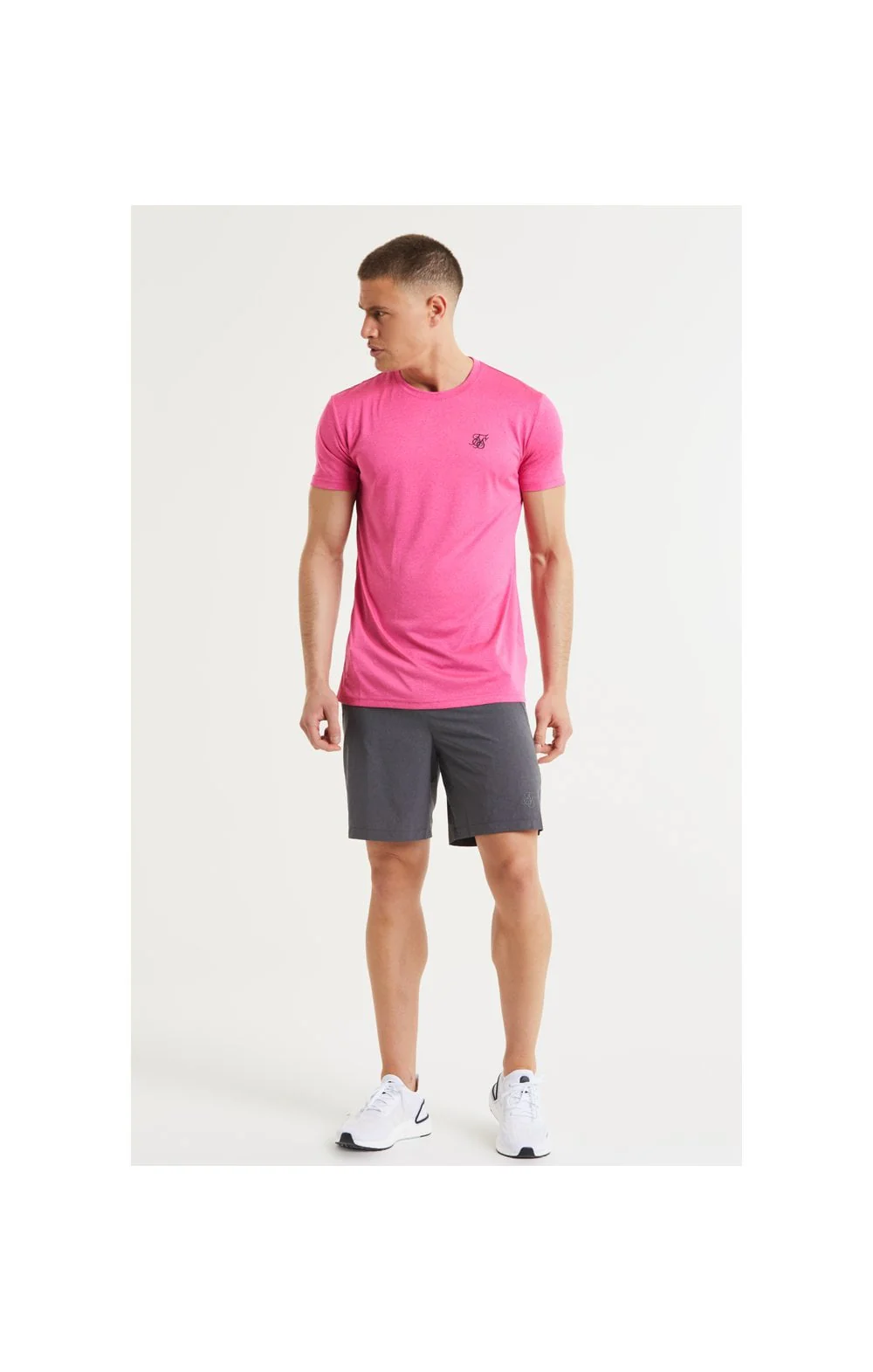 SikSilk Core Poly Tee - Pink - Image 5