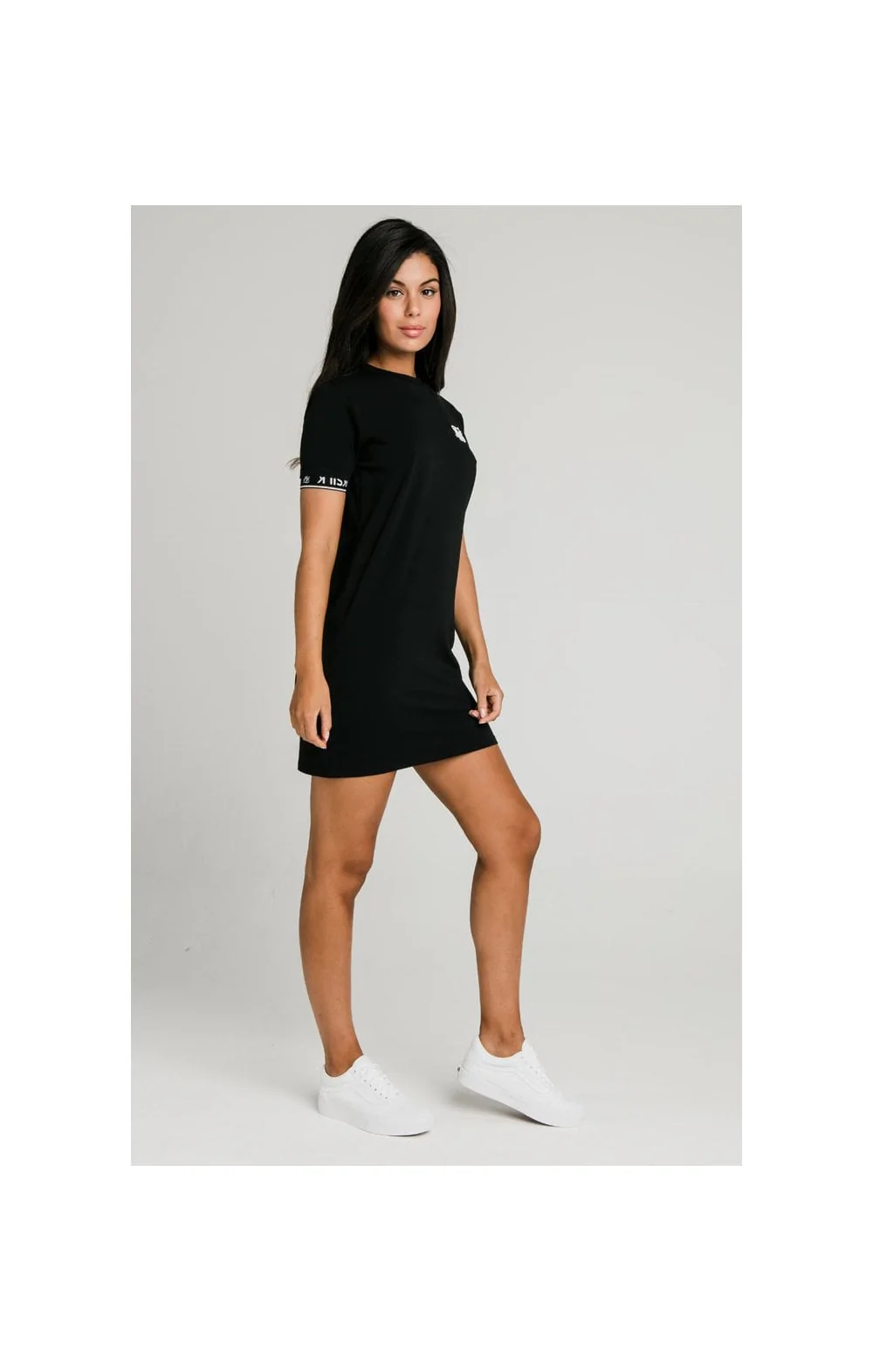 Black Essential Core T-Shirt Dress - Image 2