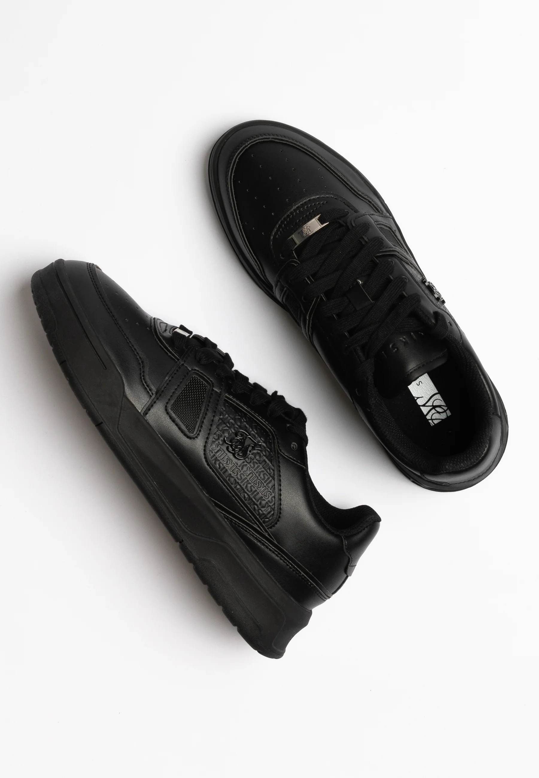 Black Low Top Court Trainer - Image 6