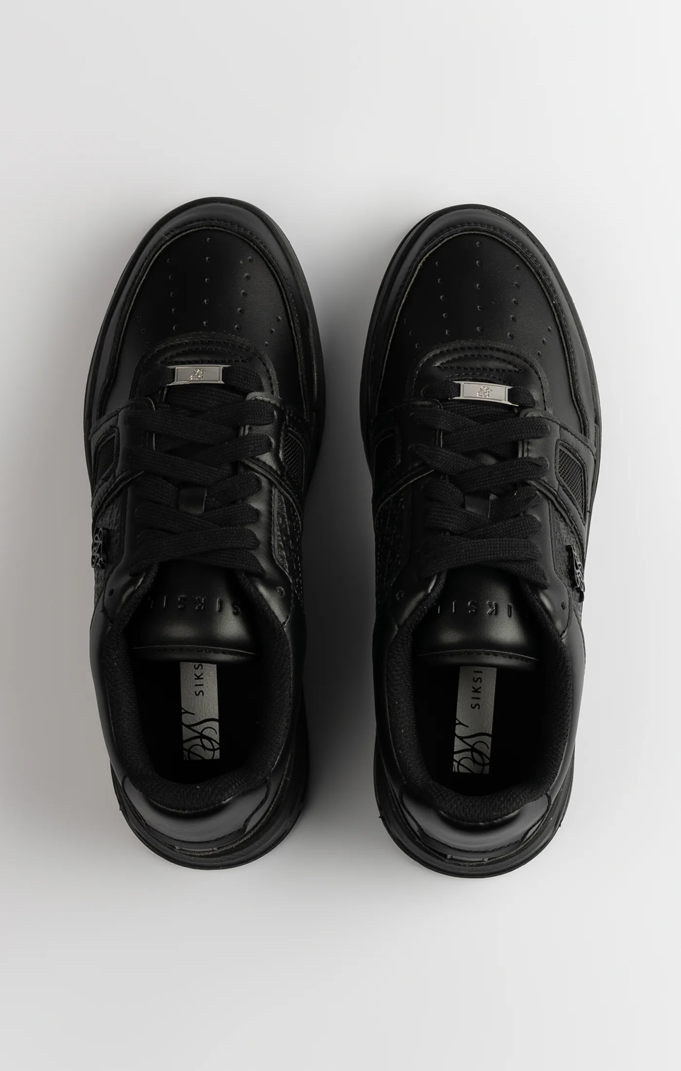 Black Low Top Court Trainer - Image 6