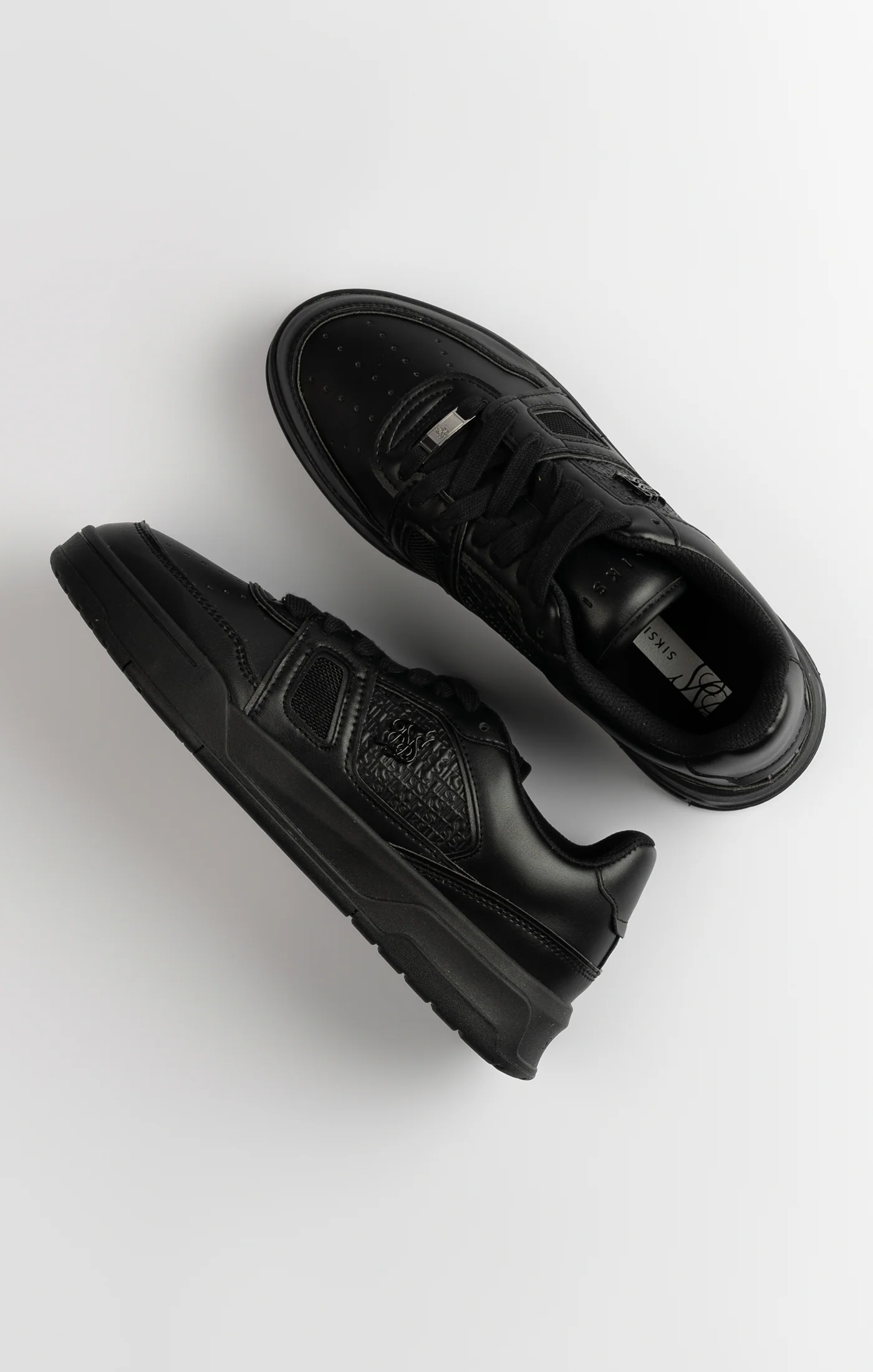 Black Low Top Court Trainer - Image 7