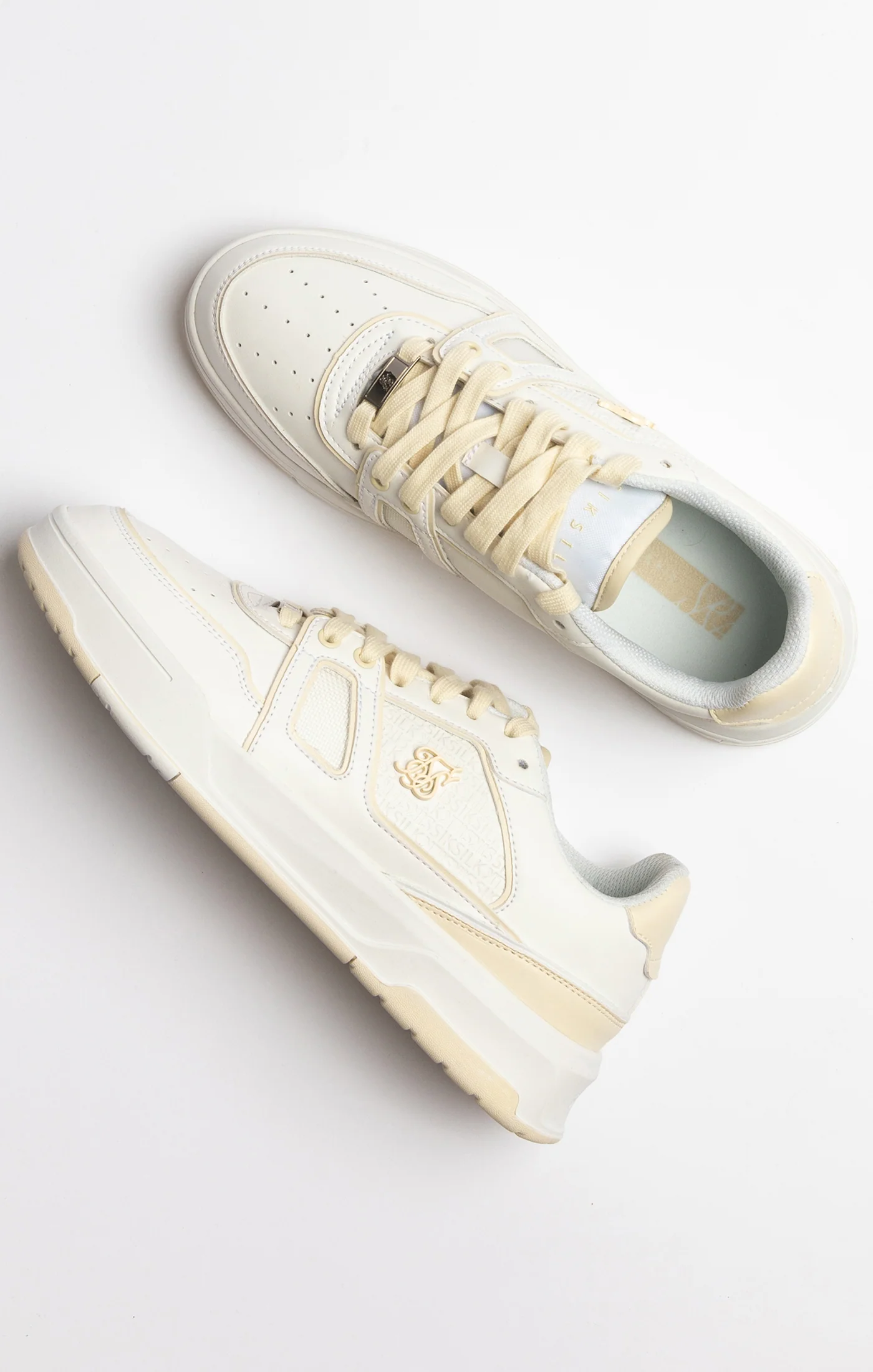 Ecru Low Top Court Trainer - Image 6