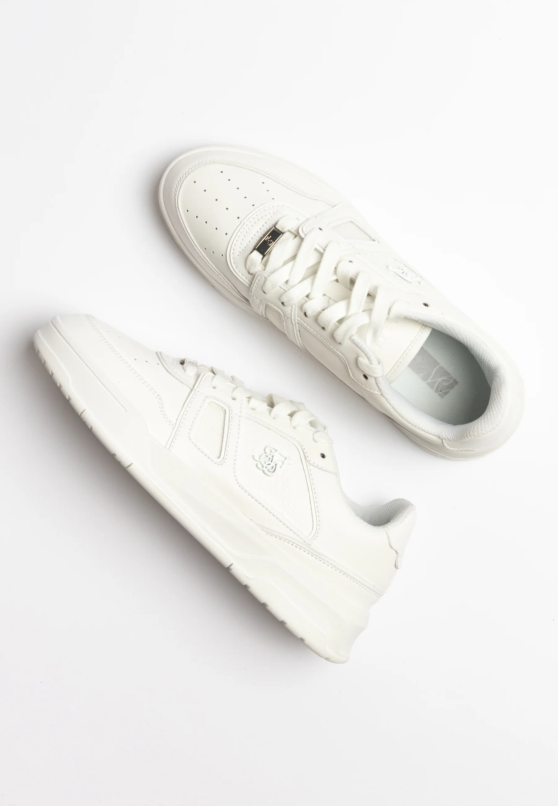 Off White Low Top Court Trainer - Image 6