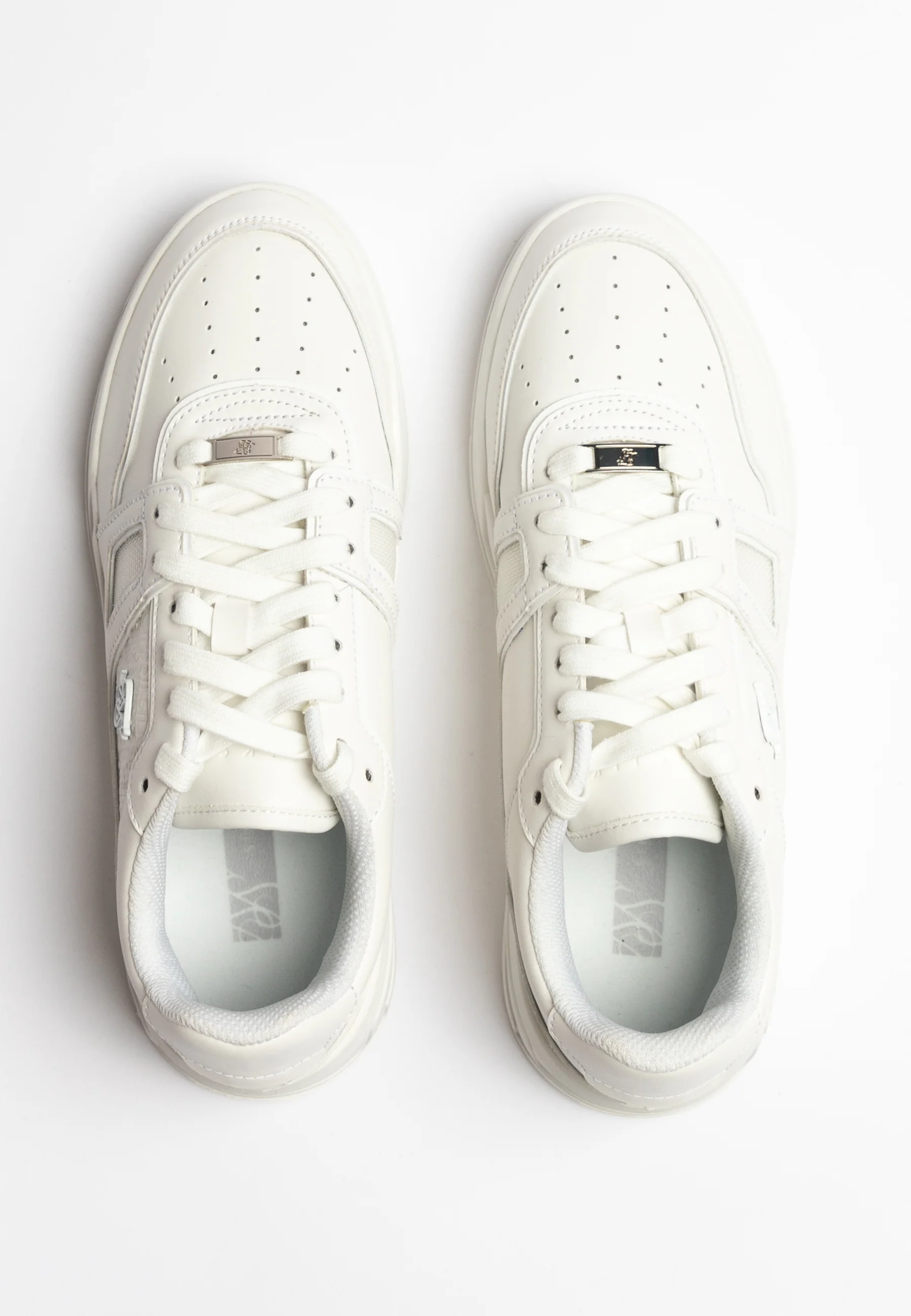Off White Low Top Court Trainer - Image 7