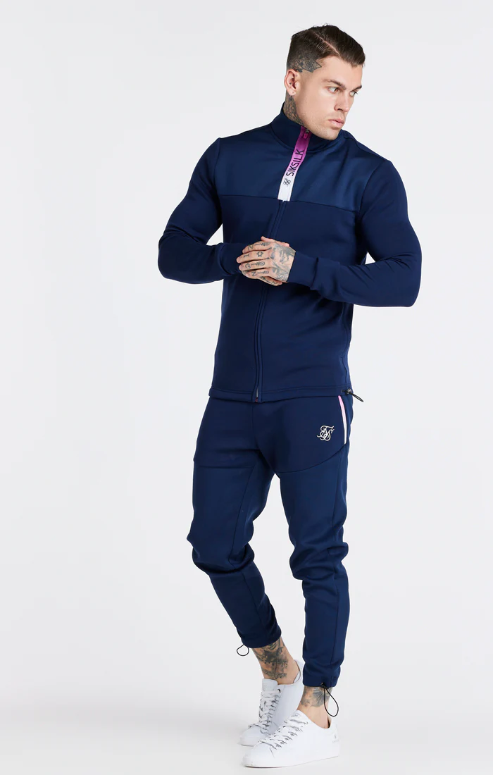 Navy Covert Fade Funnel Zip Through - Image 4