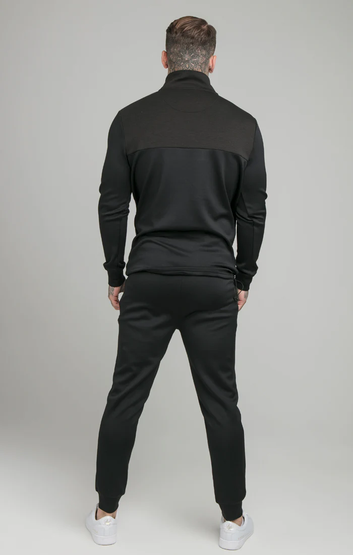 Black Covert Quarter Zip Funnel - Image 4