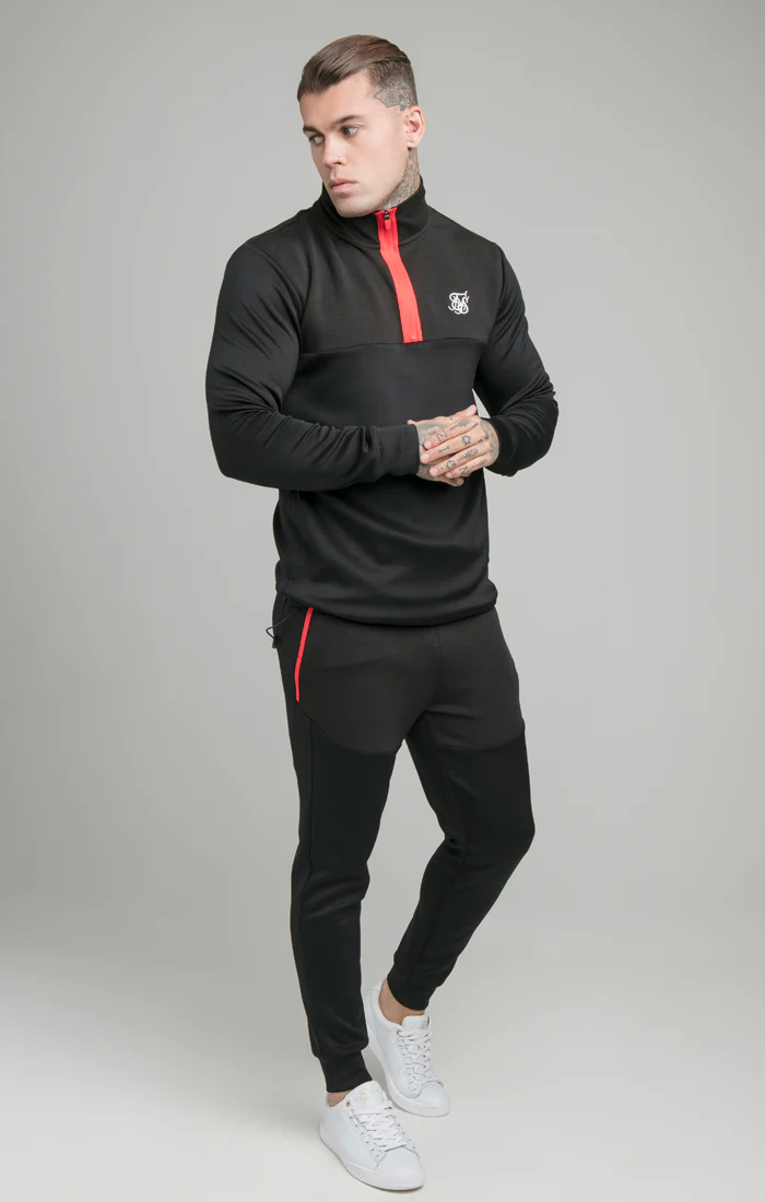Black Covert Quarter Zip Funnel - Image 5