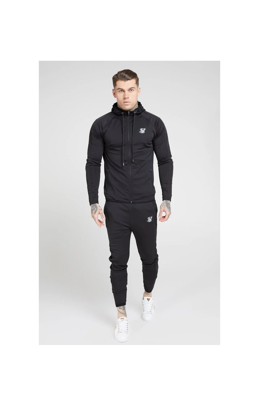 Black Creased Nylon Pant - Image 5