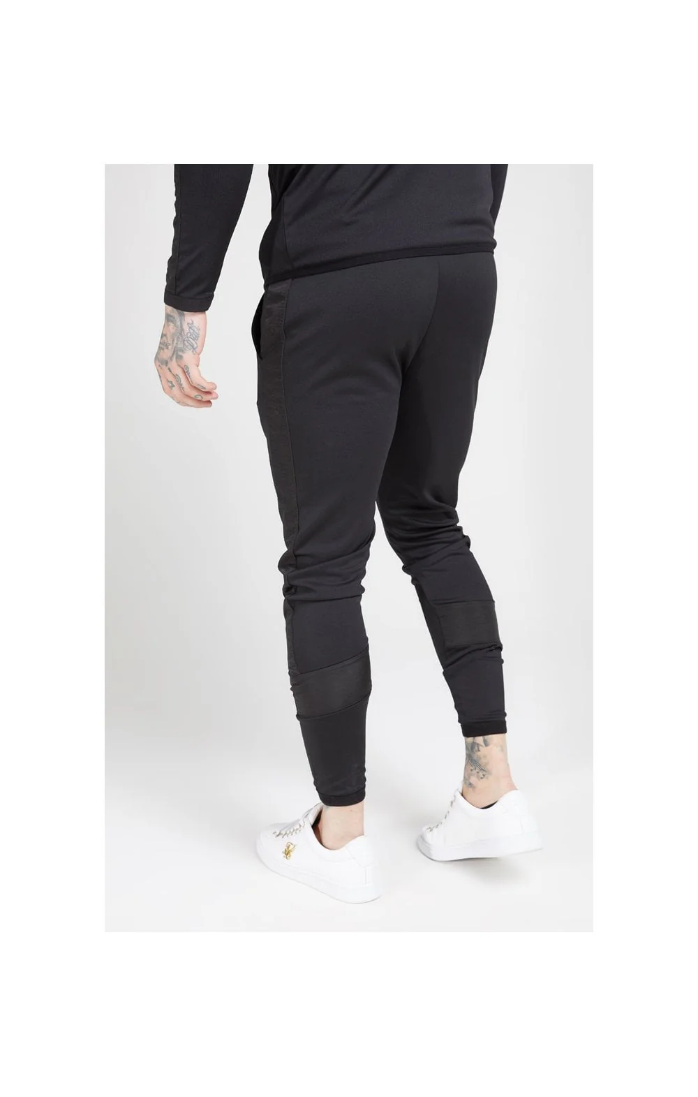 Black Creased Nylon Pant - Image 6
