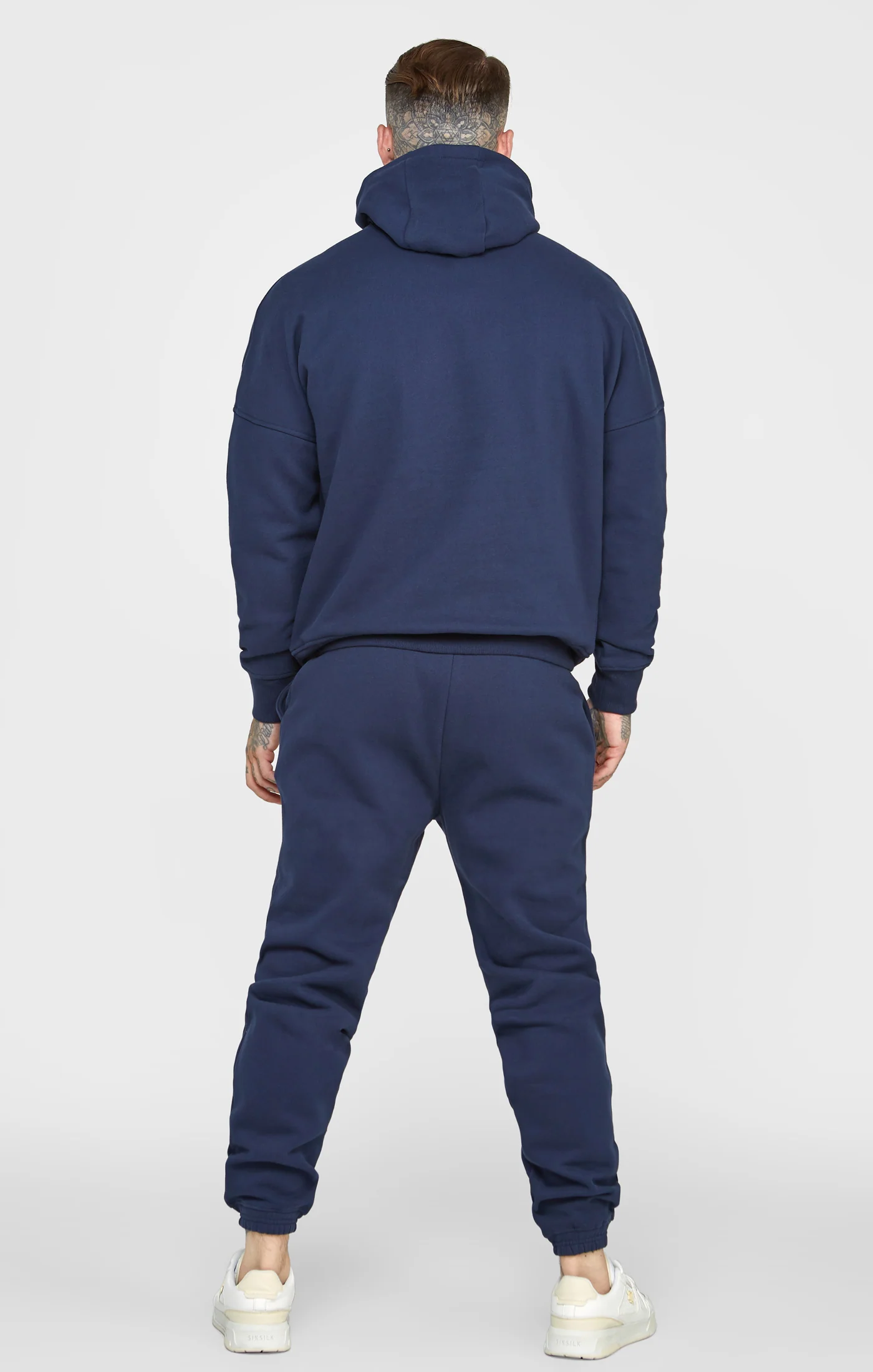 Navy Embroidery Relaxed Fit Jogger - Image 5