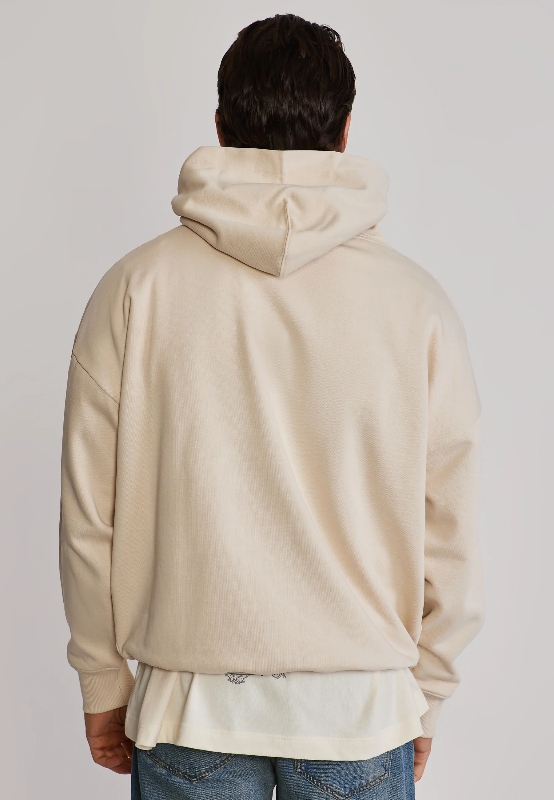Ecru Crest Hoodie - Image 5