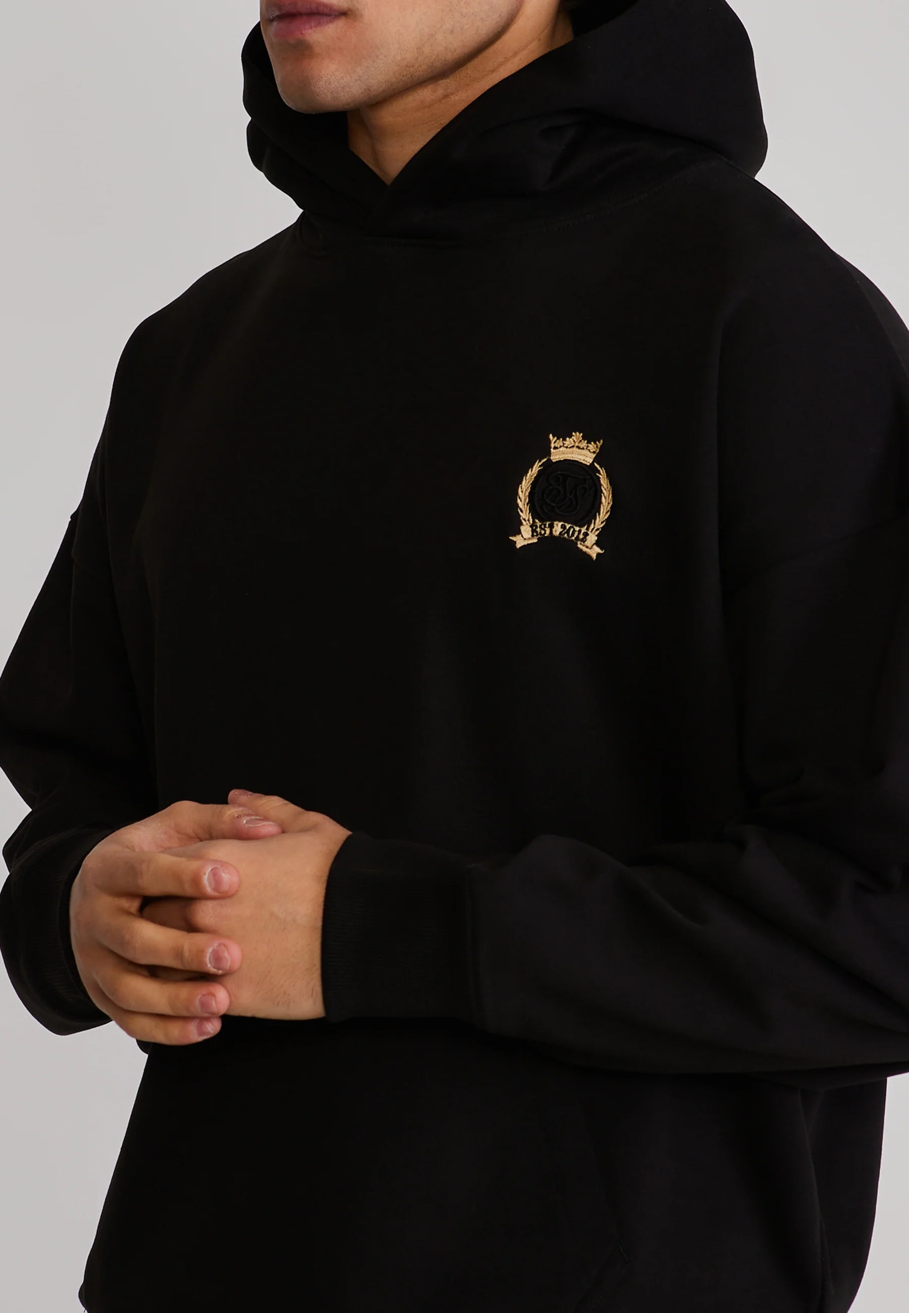 Black Crest Hoodie - Image 2