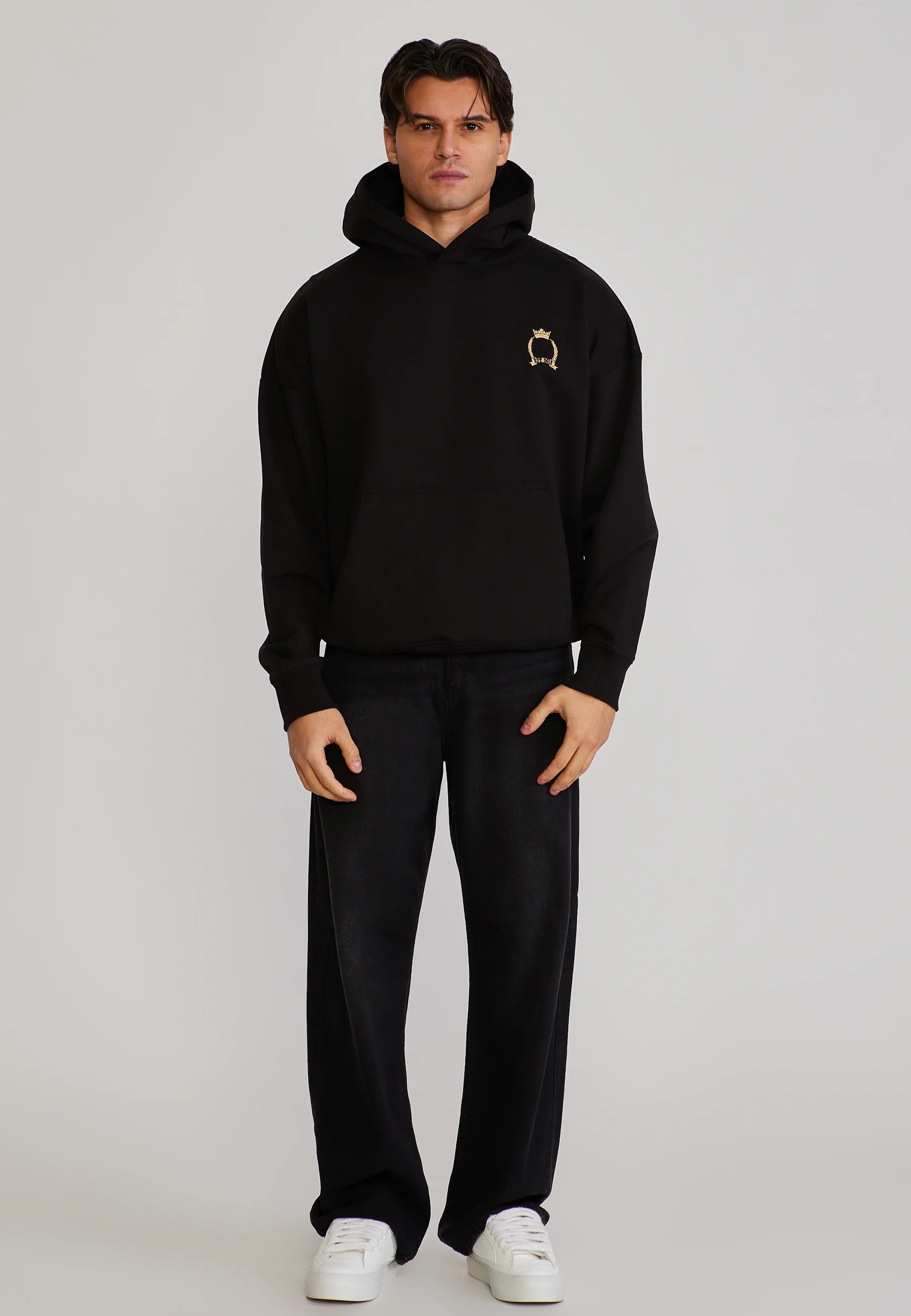 Black Crest Hoodie - Image 3