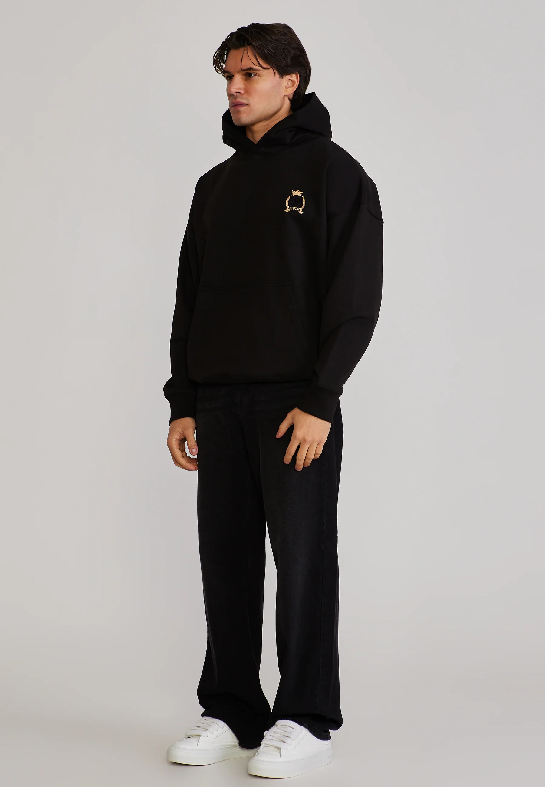 Black Crest Hoodie - Image 4