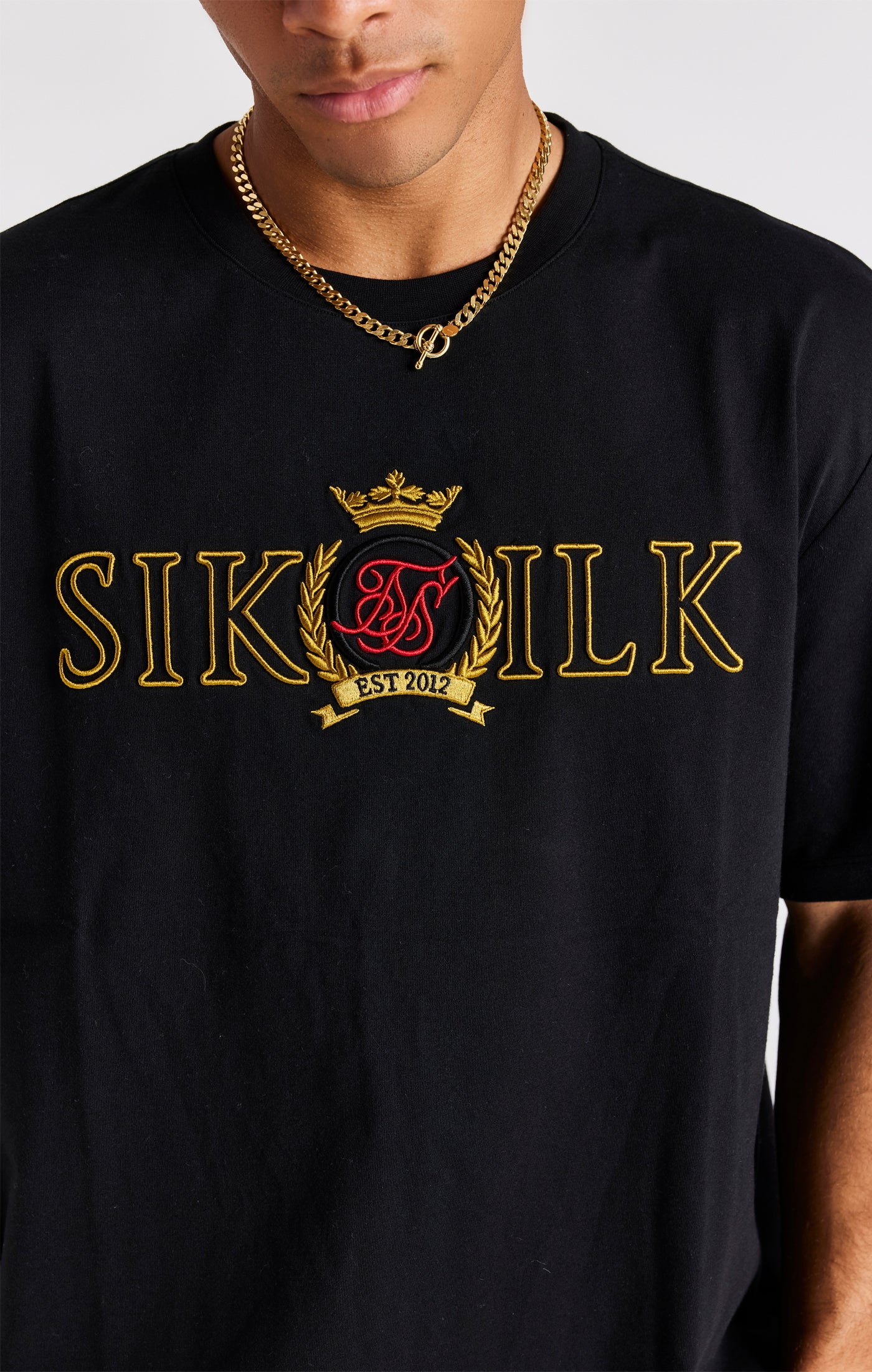 Black Crest Oversized T-Shirt - Image 2