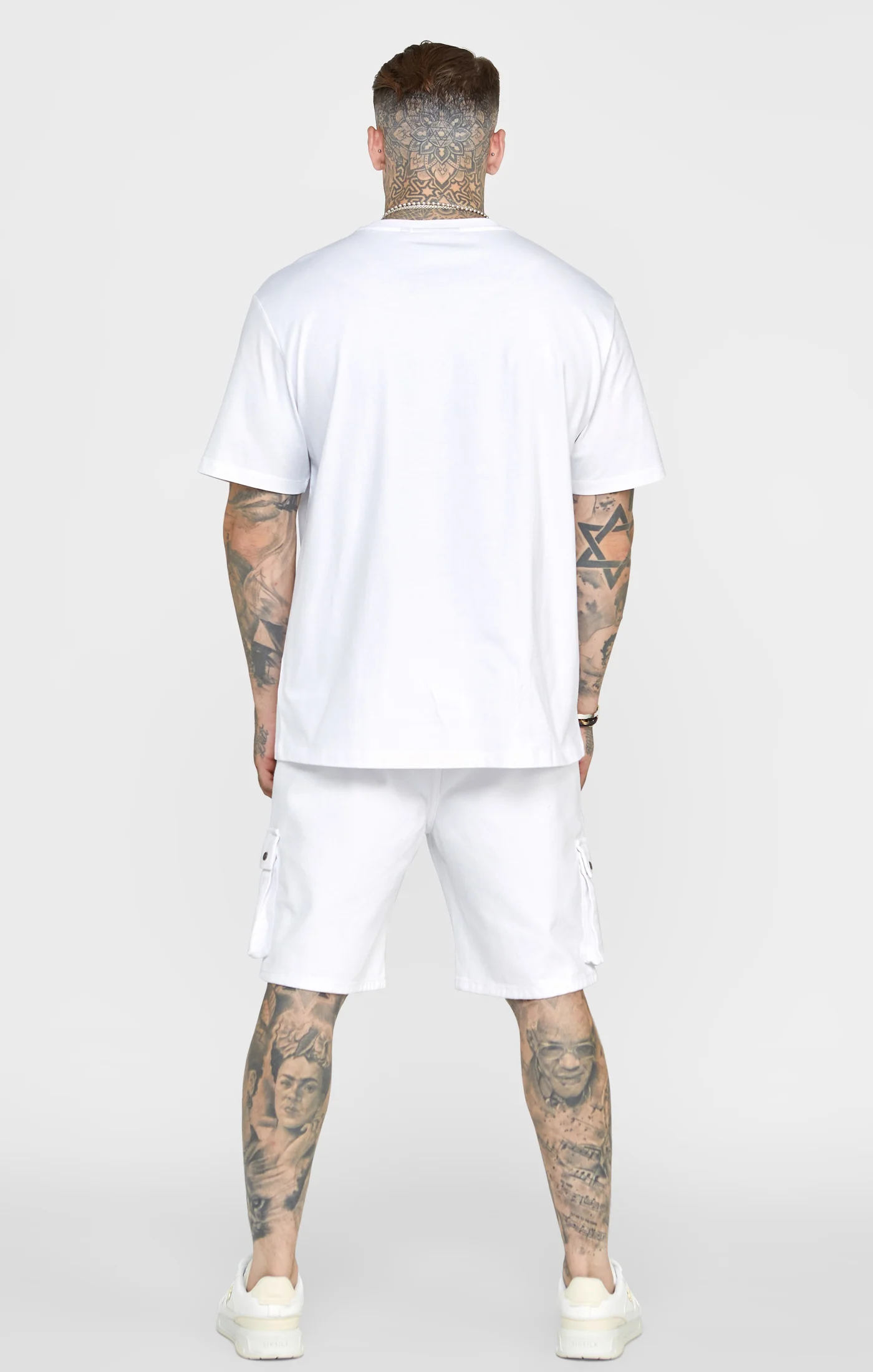 White Oversized Crest T-Shirt - Image 5