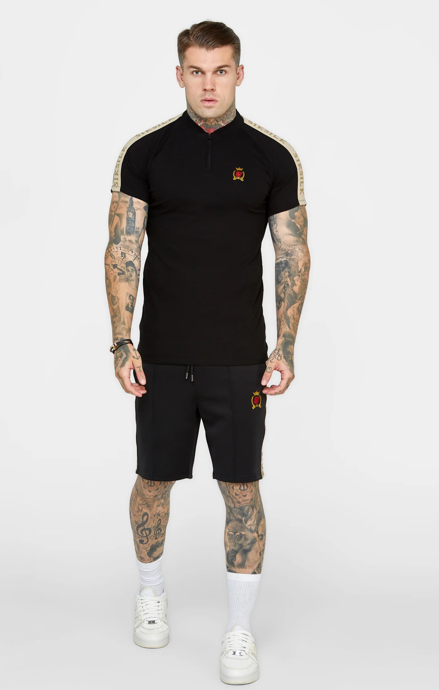 Black Crest Short Sleeve Polo - Image 3
