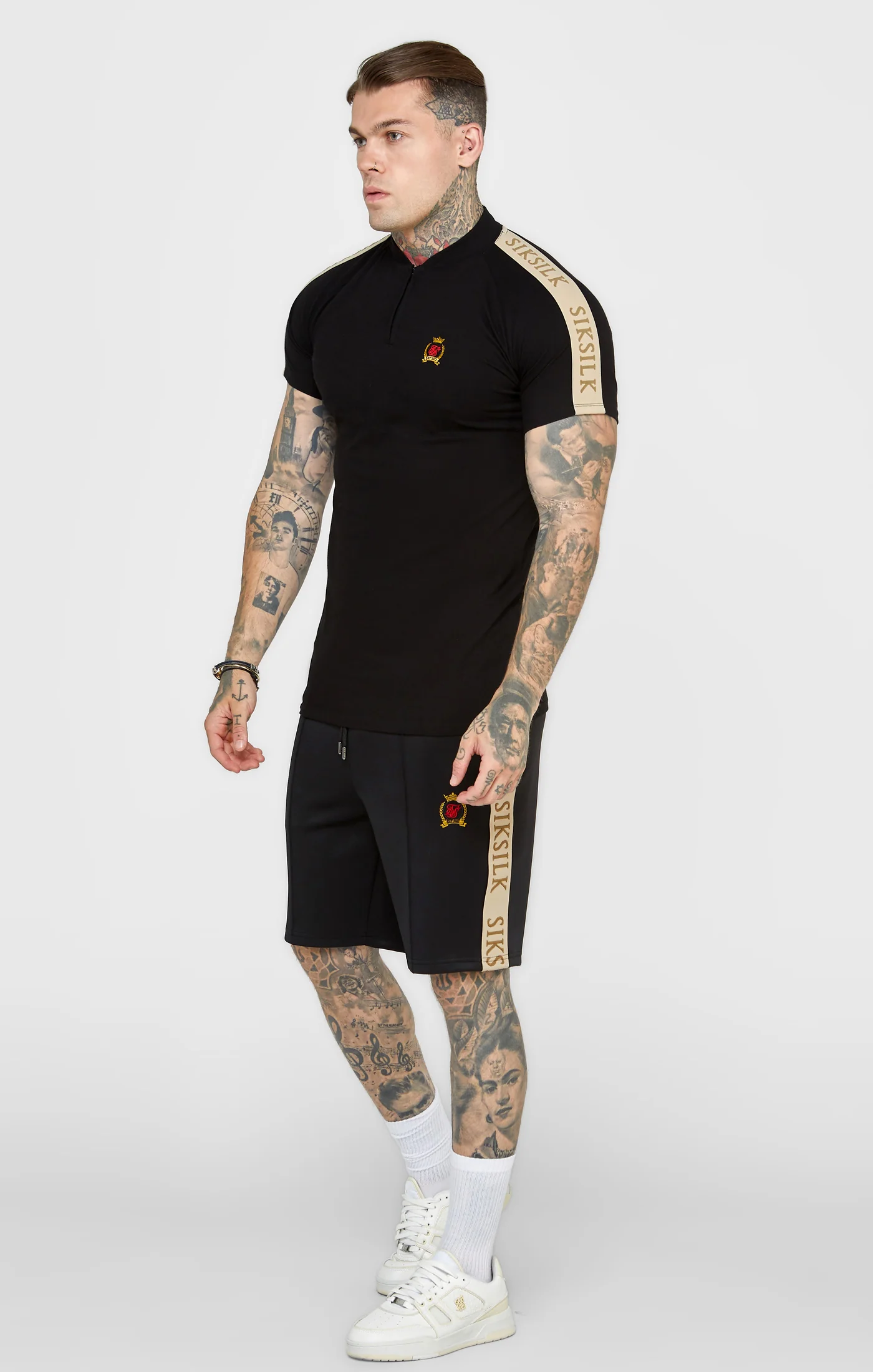 Black Crest Short Sleeve Polo - Image 4