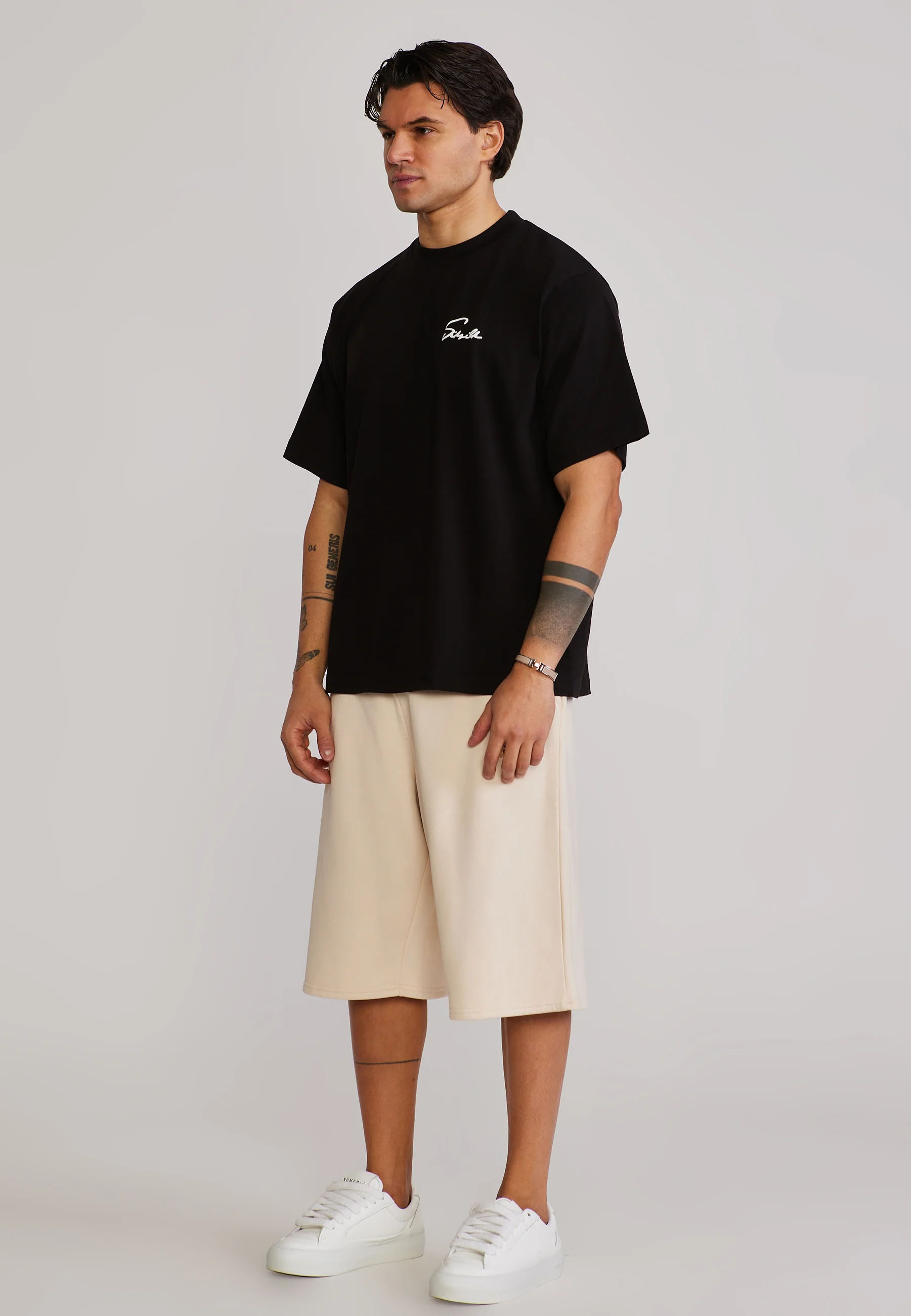 Ecru Crest Shorts - Image 4