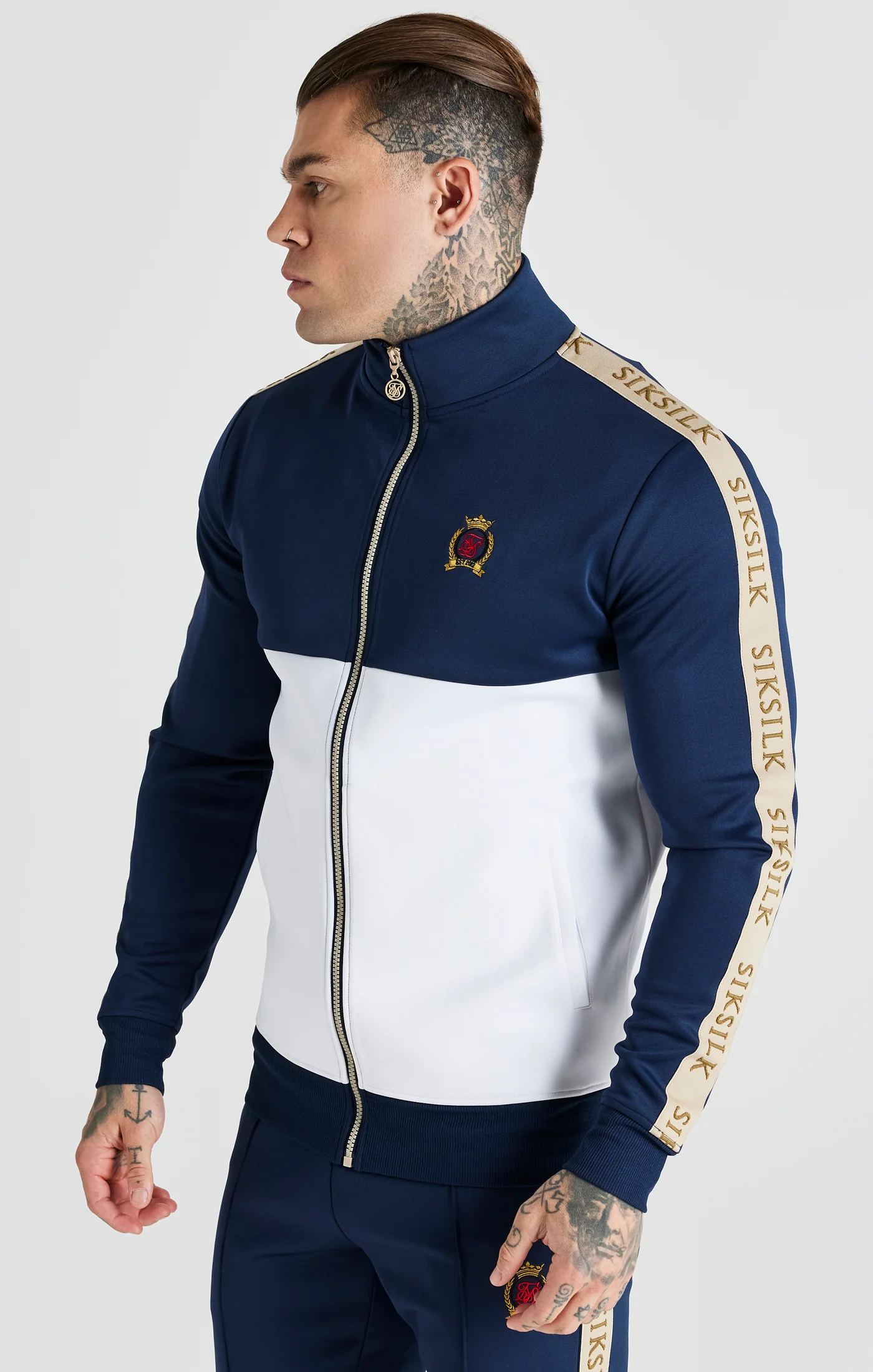 Navy Track Jacket - Image 5