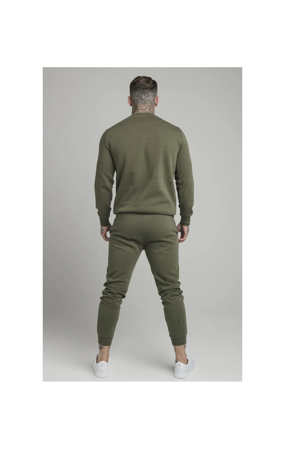 Khaki Essential Crew Sweatshirt - Image 5