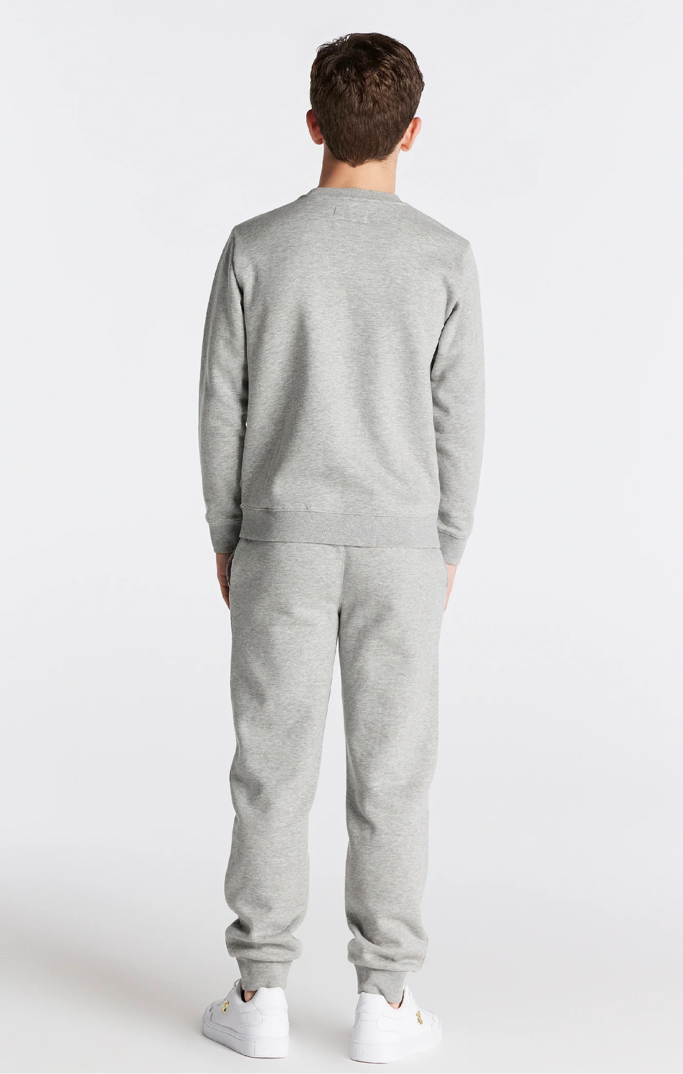 Boys Grey Marl Essentials Sweatshirt - Image 5