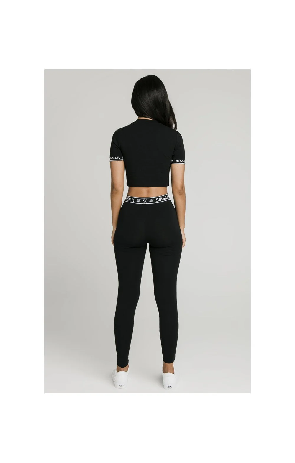 Black Essential Crop T-Shirt - Image 5