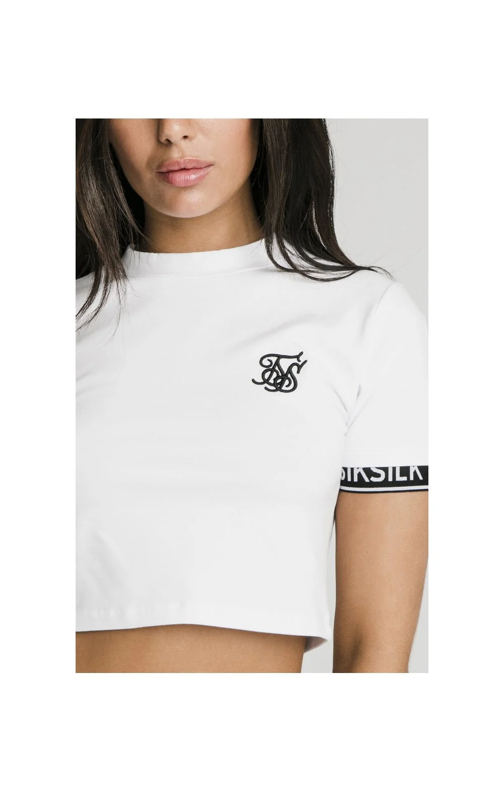 White Essential Crop T-Shirt - Image 3
