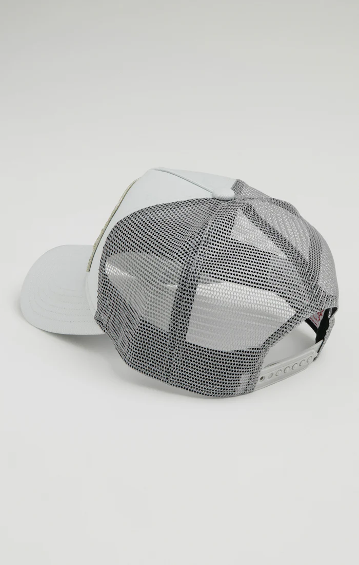 SikSilk Crown Patch Trucker - Grey - Image 3