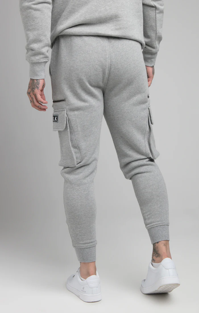 Grey Cuffed Cargo Jogger - Image 6