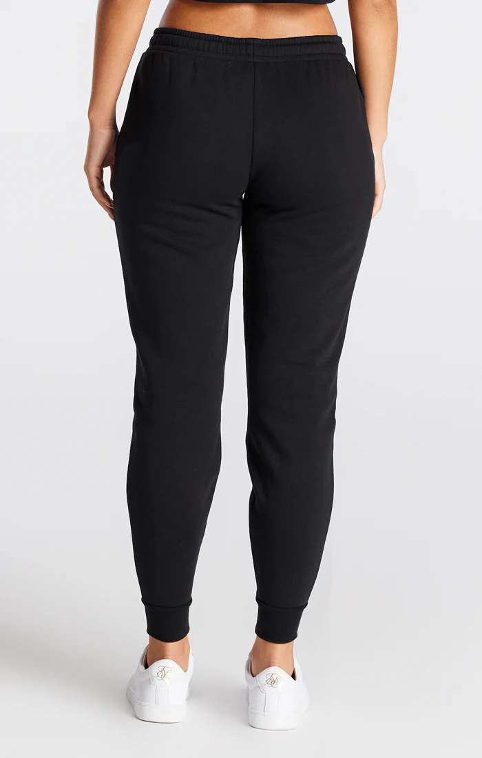 Black Essential Cuffed Jogger - Image 4