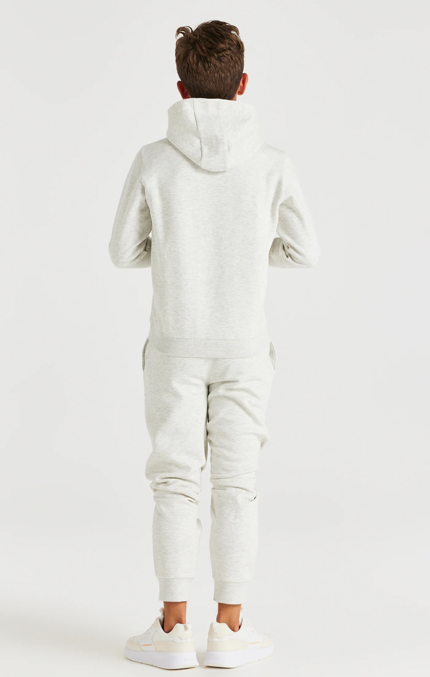 SikSilk Cuffed Jogger - Snow Marl - Image 5