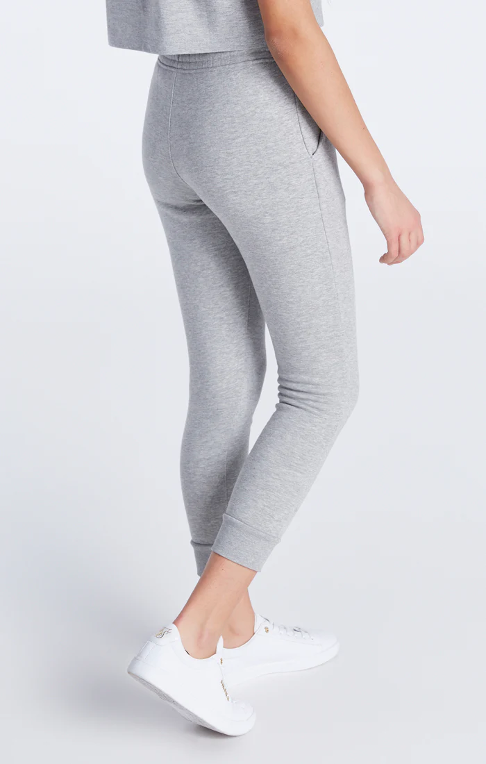 Girls Grey Marl Essentials Cuffed Jogger - Image 5