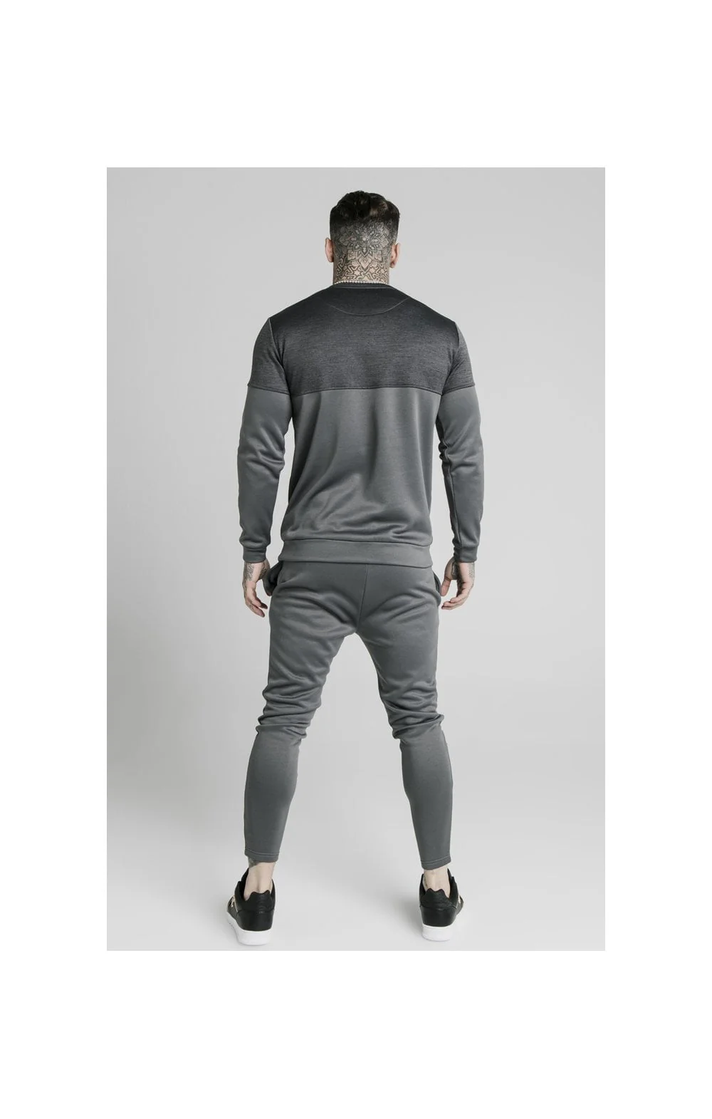 SikSilk Cut & Sew Sweater - Grey - Image 5