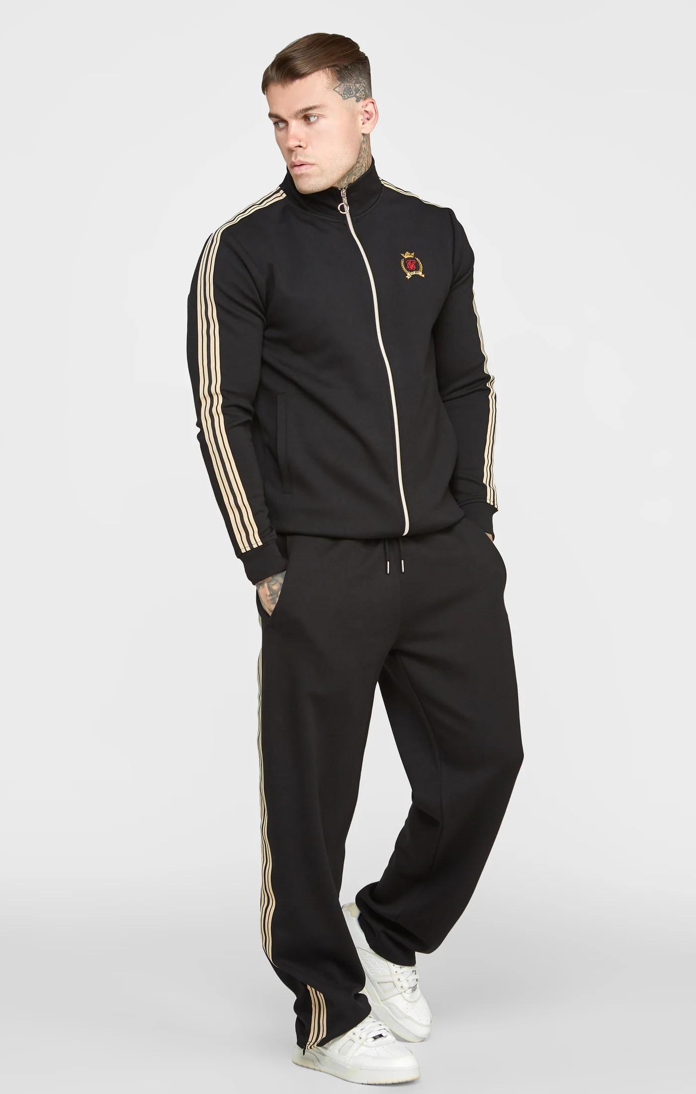 Black Crest Loose Fit Pant - Image 3