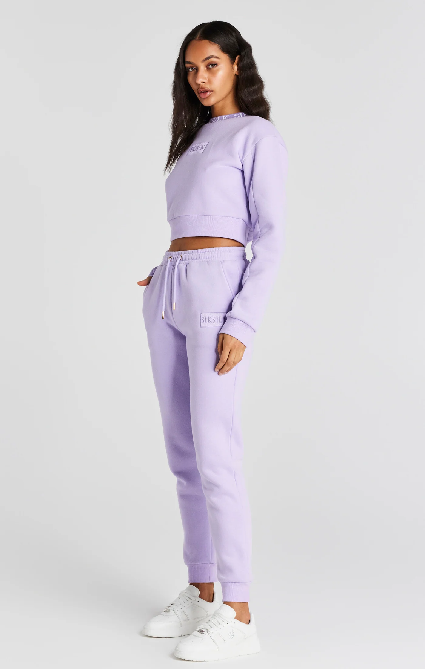 Lilac Crop Sweatshirt - Image 5
