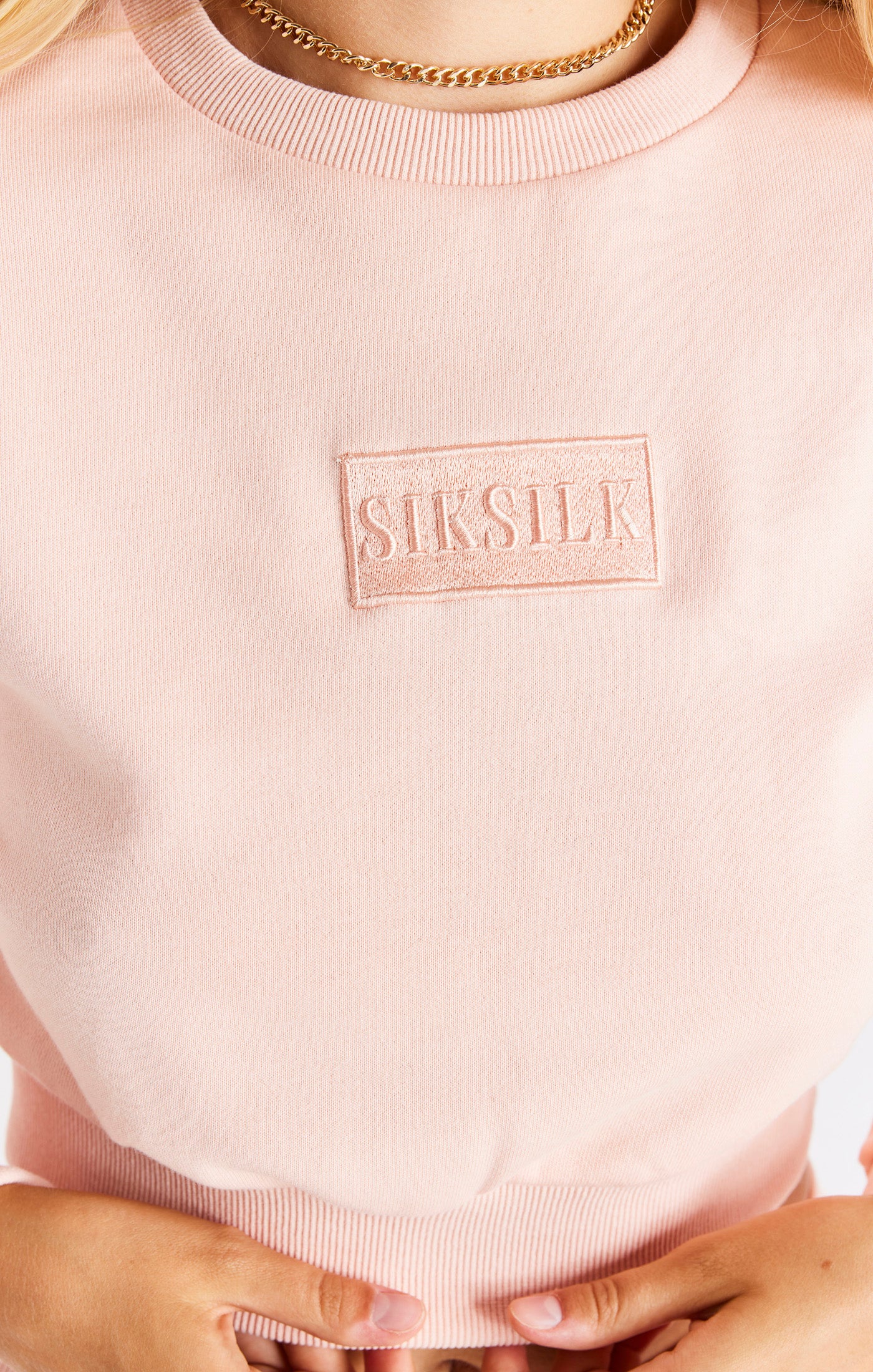 Pink Crop Sweat - Image 3