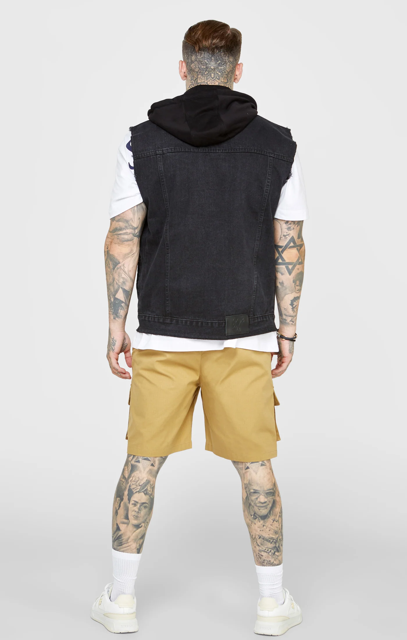 Black Hooded Gilet - Image 5