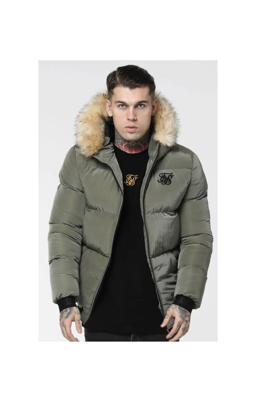 SikSilk Distance Jacket - Khaki