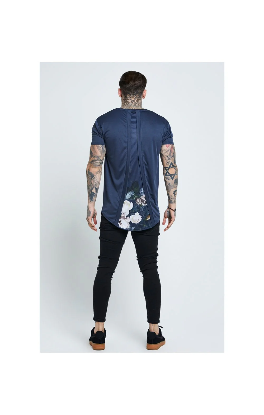 SikSilk Distressed Skinny Jeans – Black - Image 7
