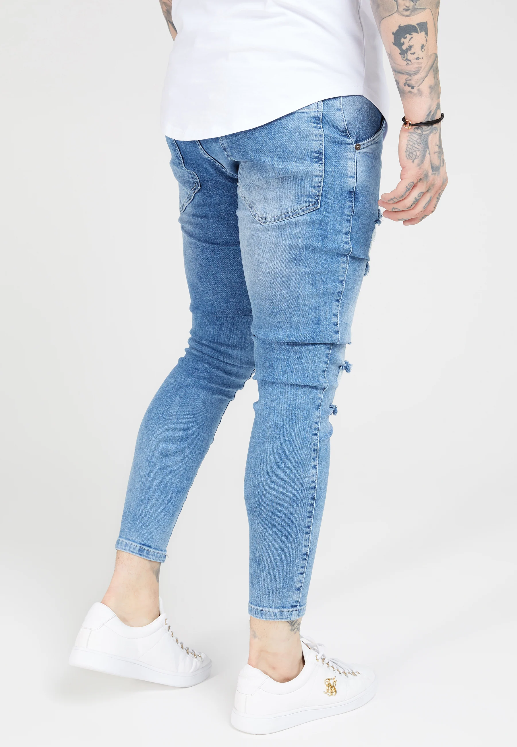 Skinny Jeans Blue Mid Wash - Image 2